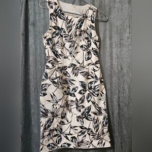 J. Crew Factory Tropical Print Cotton Dress Size 2